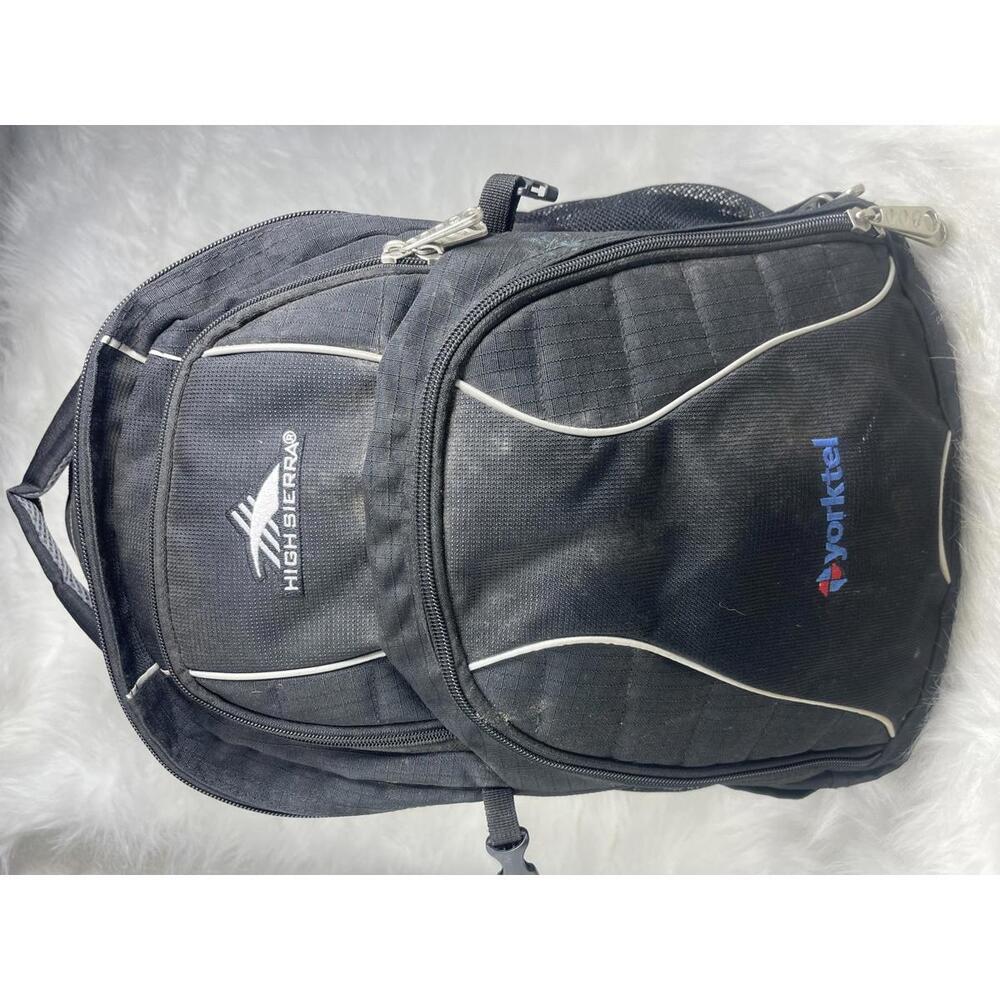High Sierra Laptop Backpack, Black, One Size